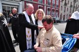 2011 Lourdes Pilgrimage - Archbishop Dolan with Malades (48/267)